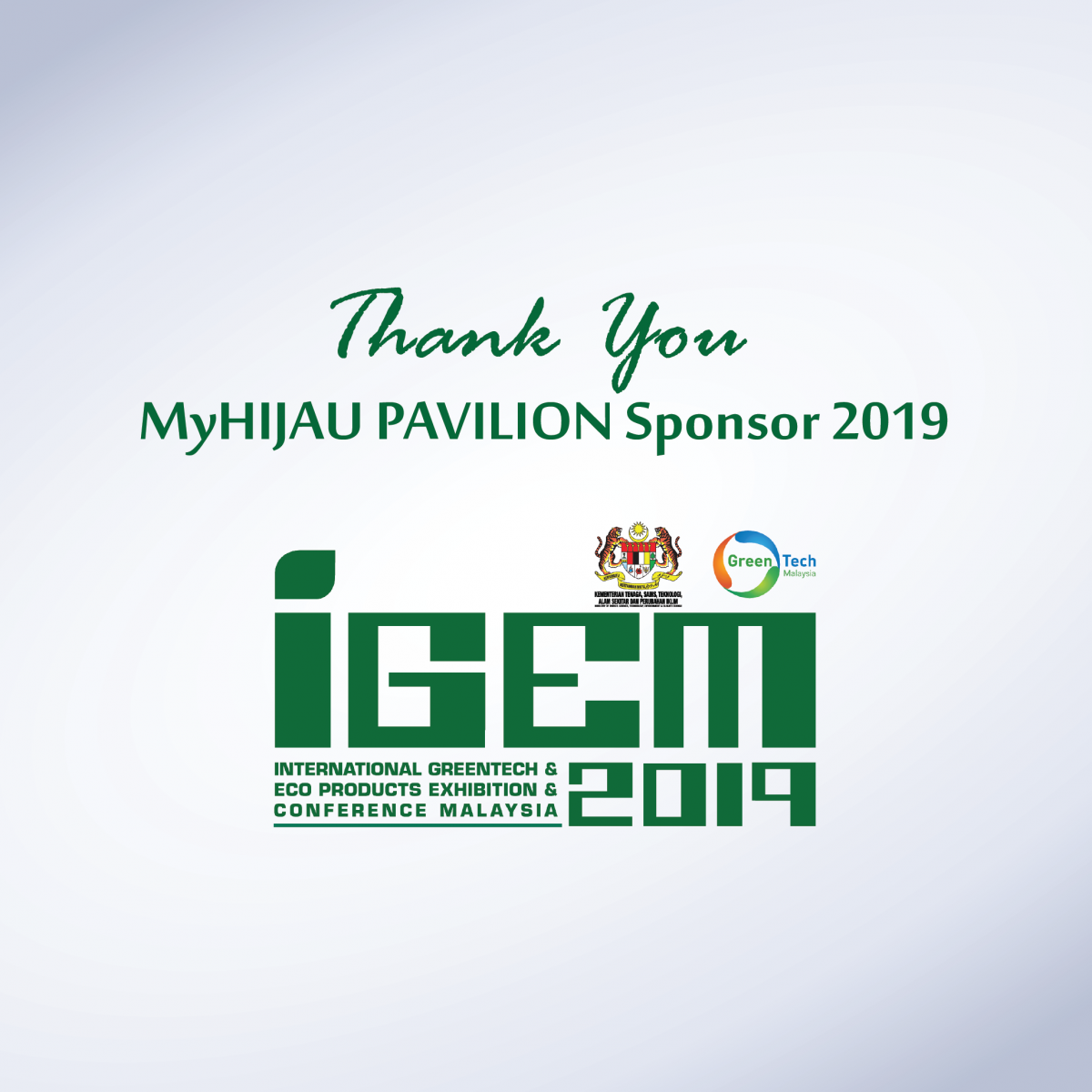 MyHIJAU Pavilion 2019 @ IGEM 2019